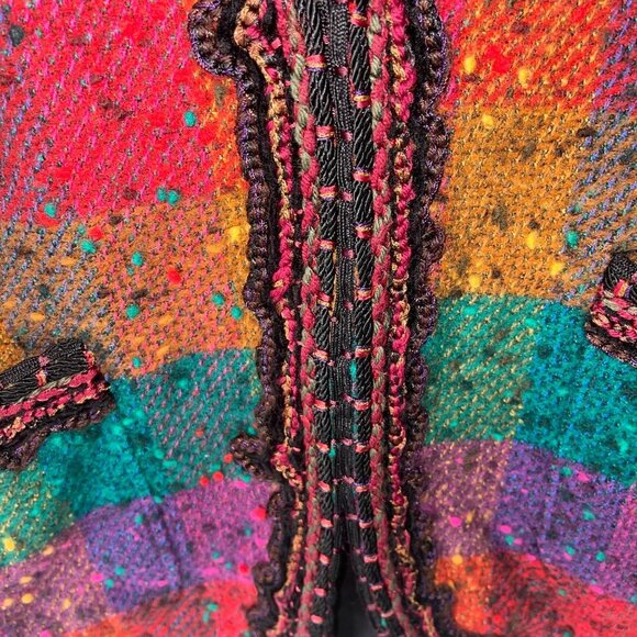 Emanuel Ungaro Vintage Womens Jacket Size Medium Pockets Lined Parallele - Picture 5 of 9